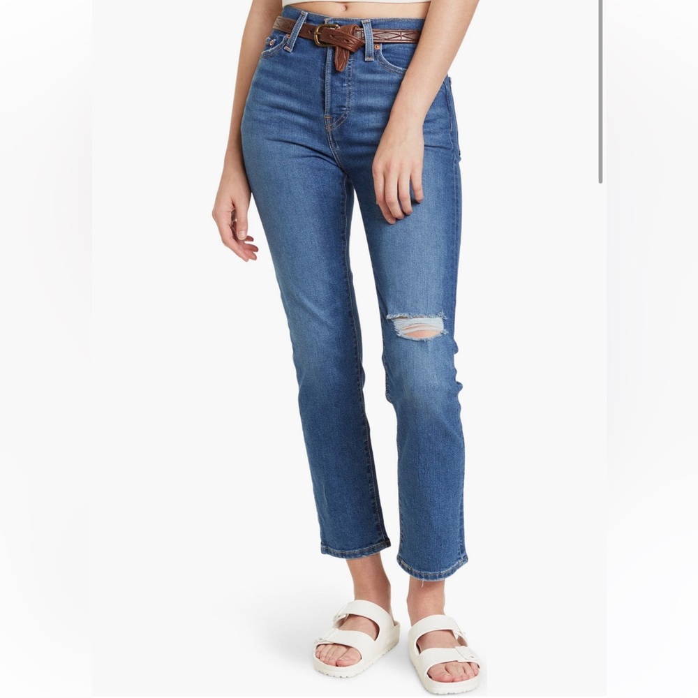SOLD Levi's High Rise Wedgie Straight Blue Women's Jeans